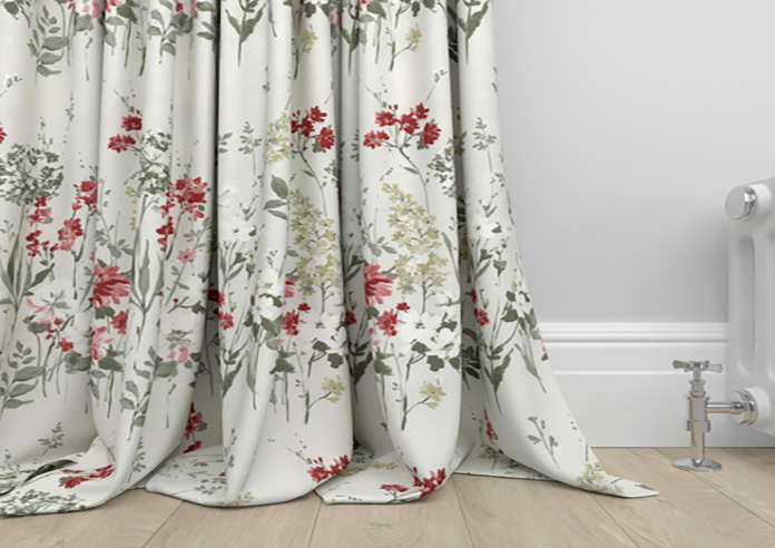 Wild Meadow, Ruby - Made to Measure Curtains - Image 6